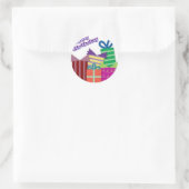 Sticker Rond Joyeux anniversaire (Sac)