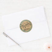 Sticker Rond Joyeux anniversaire (Enveloppe)