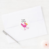 Sticker Rond Joyeux Anniversaire (Enveloppe)