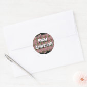 Sticker Rond Joyeux anniversaire (Enveloppe)
