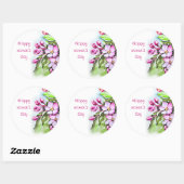 Sticker Rond Joyeux anniversaire (Feuille)