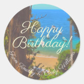 Sticker Rond Joyeux anniversaire 1017 (Devant)