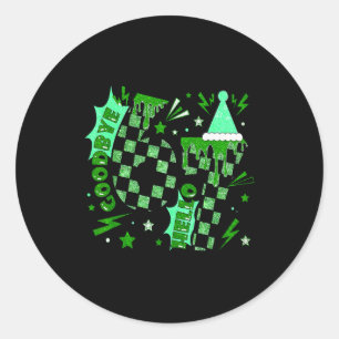 Sticker Rond Joyeux Anniversaire 7 ans Au revoir 6 Bonjour 7 67