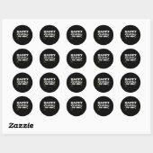 Sticker Rond Joyeux Anniversaire à Moi (Feuille)