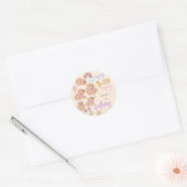 Sticker Rond Joyeux anniversaire capy capy (Enveloppe)