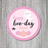 Sticker Rond Joyeux anniversaire de Boo Day