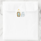 Sticker Rond Joyeux anniversaire Jésus (Sac)