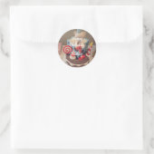 Sticker Rond Joyeux anniversaire Nancy (Sac)