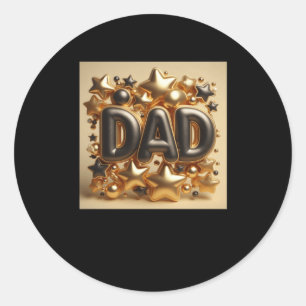 Sticker Rond Joyeux anniversaire papa9