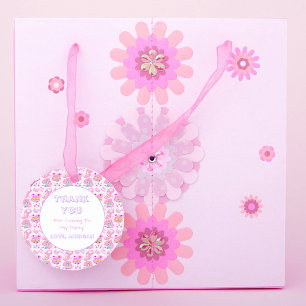 Sticker Rond Joyeux Chats D'Anniversaire Ont Une Fête