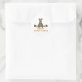 Sticker Rond Joyeux Chris-Moose (Sac)