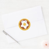 Sticker Rond Joyeux Donut (Enveloppe)