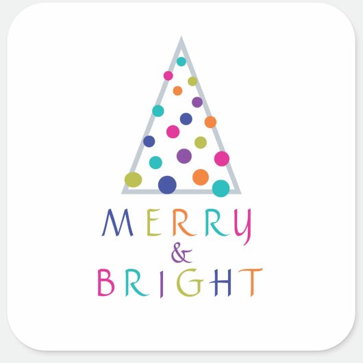 Sticker Rond Joyeux et lumineux