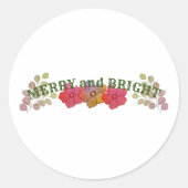 STICKER ROND JOYEUX ET LUMINEUX (Devant)
