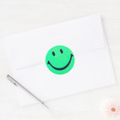 Sticker Rond Joyeux face (Enveloppe)
