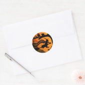 Sticker Rond Joyeux Halloween (Enveloppe)