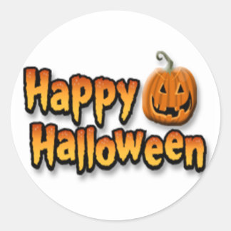 Sticker Rond Joyeux Halloween