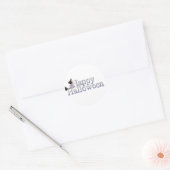 Sticker Rond Joyeux Halloween (Enveloppe)