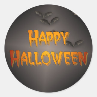 Sticker Rond Joyeux Halloween
