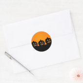 Sticker Rond Joyeux Halloween (Enveloppe)