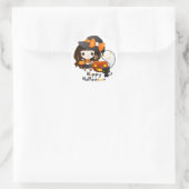 Sticker Rond Joyeux Halloween (Sac)
