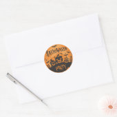 Sticker Rond Joyeux Halloween (Enveloppe)