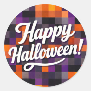 Sticker Rond Joyeux Halloween
