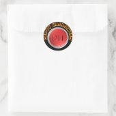 Sticker Rond Joyeux Halloween (Sac)