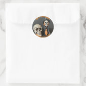 Sticker Rond Joyeux Halloween (Sac)