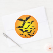 Sticker Rond Joyeux Halloween (Enveloppe)