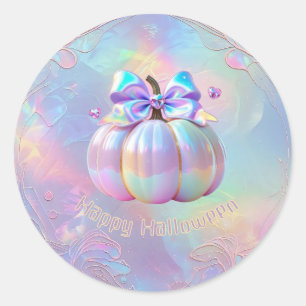 Sticker Rond Joyeux Halloween