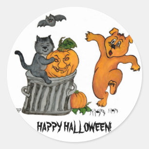 Sticker Rond Joyeux Halloween ! 5