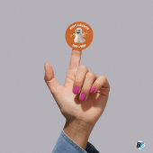 Sticker Rond Joyeux Halloween - des bonbons ou un sort