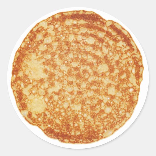 Sticker Rond Joyeux Jour des Crêpes ! (Devant)