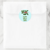 Sticker Rond Joyeux Jours Holly (Sac)