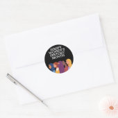 Sticker Rond Joyeux Mois de l'histoire des femmes (Enveloppe)