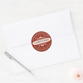 Sticker Rond Joyeux Noël (Enveloppe)