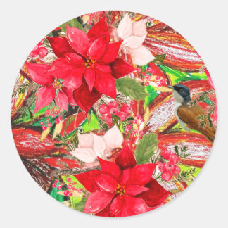 Sticker Rond Joyeux Noël !