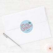 Sticker Rond Joyeux Noël (Enveloppe)