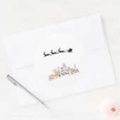 Sticker Rond Joyeux Noël (Enveloppe)