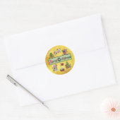 Sticker Rond Joyeux Noël (Enveloppe)