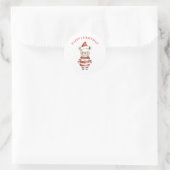 STICKER ROND JOYEUX NOËL (Sac)
