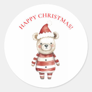 STICKER ROND JOYEUX NOËL