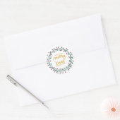 Sticker Rond Joyeux Noël (Enveloppe)