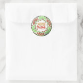 Sticker Rond Joyeux Noël (Sac)