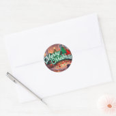 Sticker Rond Joyeux Noël (Enveloppe)
