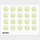 Sticker Rond Joyeux Noël ! (Feuille)