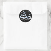 Sticker Rond Joyeux Noël ! (Sac)