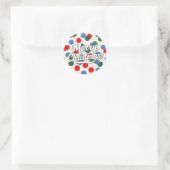 Sticker Rond Joyeux Noël (Sac)