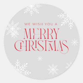 Sticker Rond Joyeux Noël